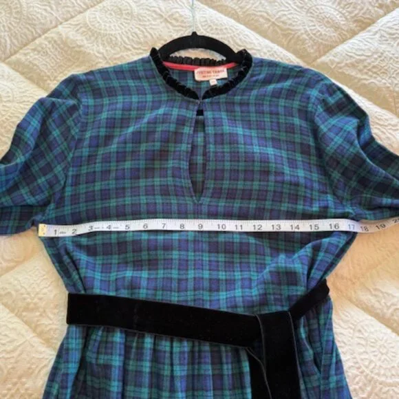 EUC Justine Tabak Camden Dress Blackwatch Size XS **PLEASE READ** - Picture 4 of 5